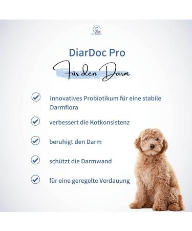Diardoc Pro Probiotic for Dogs - 90 Capsules for Digestive Health Immune Support & Prebiotic Solutions - Buy Online on SooperMarket.com
