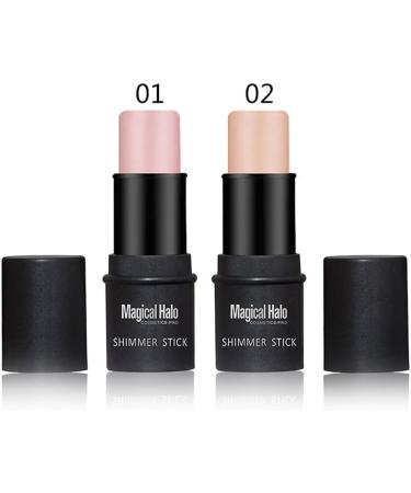 FILFEEL Highlighter Stick Highlight Powder Shade Contour Makeup Foundation Stick(2) - Buy Online on SooperMarket.com