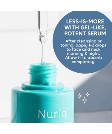 Buy Nuria Hydrate Moisture Replenishing Serum - Antioxidant Skincare for All Skin Types | Everlasting Flower Extract & Squalane Oil | 25mL - Buy Online on SooperMarket.com