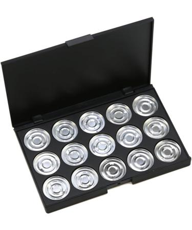 Angoily 3pcs 15 Eyeshadow Eye Shadow Empty Cosmetic Case Makeup Box Travel Concealer Lip Gloss - Buy Online on SooperMarket.com