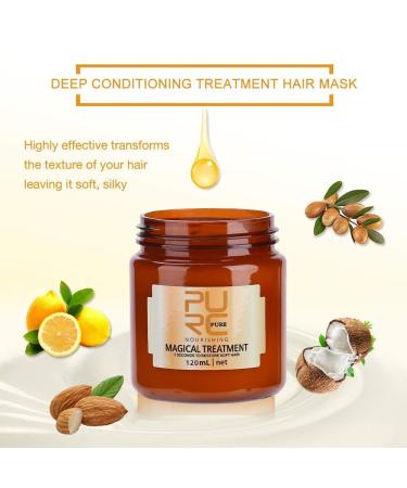 Magical Treatment Hair Mask 120ML - Advanced Molecular Hair Roots Treatment - Repairs Damage in 5 seconds - Keratin Hair and Scalp Treatment - 4.06 Fl Oz - Buy Online on SooperMarket.com