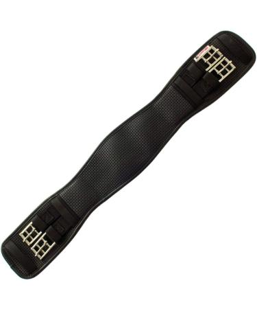 Hy Comfort Waffle Dressage Girth Black - Elastic Both Ends Black 34 Inch