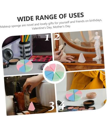 HAPINARY 3 Sets Triangular Sponge Puff Makeup Sponge for Foundation Cosmetics Sponge Wedge Women Cosmetic Supply Wedge Shape Makeup Sponge Makeup Supplies Makeup Pads Latex Sponge Puff - Buy Online on SooperMarket.com