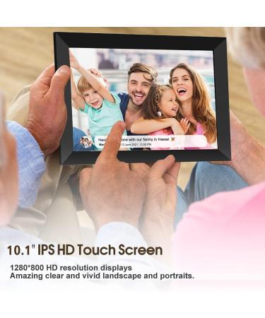 FRAMEO 10.1 Inch Smart WiFi Digital Photo Frame  Digital Picture Frame 1280x800 HD Touch Screen Electronic Picture Frame with Built-in 16GB Memory  Auto Rotation  Share Photos Instantly via App - Buy Online on SooperMarket.com