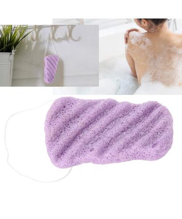 Salmue Konjac Sponge Set - 100% Natural Long Wave Type for Deep Cleansing Body & Facial Care - Purple - Buy Online on SooperMarket.com