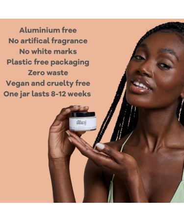 The Natural Deodorant Co Clean Deodorant Balm Orange & Bergamot 55g Aluminium Free Plastic Free All Day Protection - Buy Online on SooperMarket.com