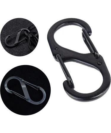 SZXMDKH 25-Piece S Carabiner Set - Metal Double Carabiners & 8-Shaped Snap Hooks for Hiking Camping & Home Use - Durable and Versatile - Buy Online on SooperMarket.com