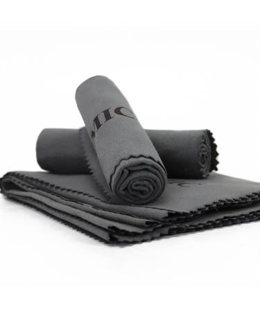 Silicon Gun Cloth 3PCS 12'' 12'' Gun Cleaning Cloths Lint Free Gun Cloth - Gun Cleaning Wipes with Silicon Gray Gun Cleaning Rags for Gun Cleaning/Polishing Silicon Rags