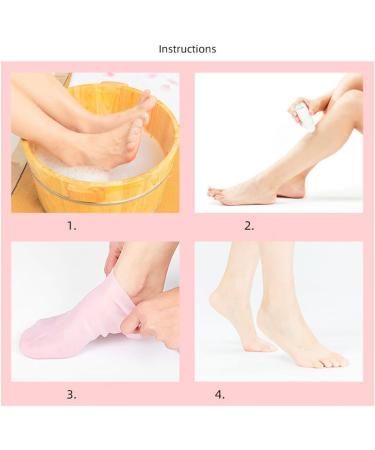 kawehiop Toe Socks with Soft Silicone Gel for Foot Care Cushioned and Supportive Skin M 1Set 1Set Skin M - Buy Online on SooperMarket.com