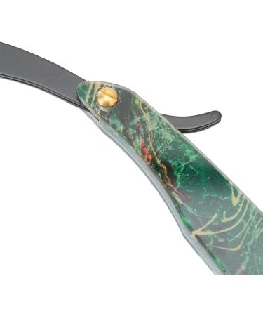 Foldable Manual Razor - Professional Straight Edge Razor with Acrylic Handle Stainless Steel Portable & Safe for Home Salon & Hairdresser - Buy Online on SooperMarket.com