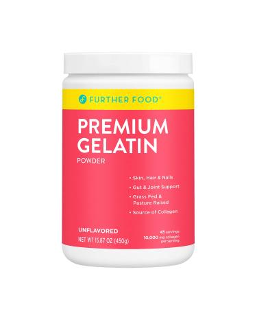 Further Food Premium Gelatin Powder Unflavored 16 oz (450 g)
