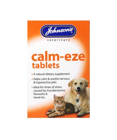Johnsons Calm-Eze Tablets for Cats & Dogs 30g - 36 Capsules