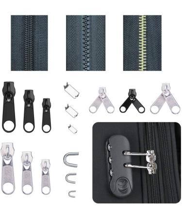 197 Pcs Zipper Repair Kit with Pliers | Replacement for Sleeping Bags, Jackets, Tents, Luggage & Backpacks - Buy Online on SooperMarket.com