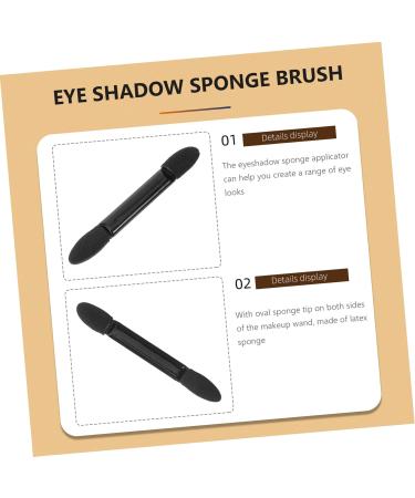 Baluue 50pcs Eye Shadow Sponge Tip Brush Long Handle Eyeshadow Sponge Tip Makeup - Buy Online on SooperMarket.com