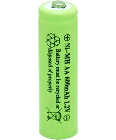 Buy Ni-Mh AA 600mAh 1.2V Rechargeable Batteries for Outdoor Solar Lights - 4 Pack - Buy Online on SooperMarket.com