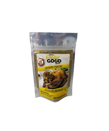 Crazy Good Spices Natural Essential Pack Certified Gluten Free From Natural Ingredients - 1 Count - Savoury Poultry - Volaille Sal e