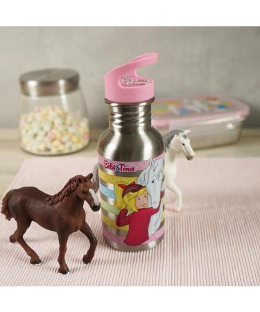 Bibi and Tina 500ml Stainless Steel Drinking Bottle - Durable & Fun for Kids | International Shipping Available - Buy Online on SooperMarket.com