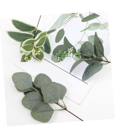 LIFKICH 24pcs Floral Arrangement Decor Artificial Eucalyptus Picks Artificial Eucalyptus Branch Faux Spray Eucalyptus Leaves Stems Greenery Stems Plant Decor Pu Christmas Leaf Branch As Shown 28.00X12.00X8.00CM - Buy Online on SooperMarket.com