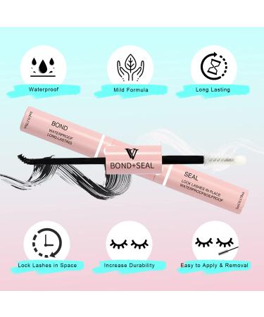 VAVALASH Lash Bond & Seal - Strong Hold Cluster Lash Glue for DIY Extensions Waterproof Long Retention (10ml - Buy Online on SooperMarket.com