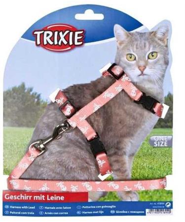 Trixie 41894 cat harness with leash nylon 27 45 cm/10 mm 1.20 m