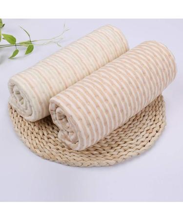 Yworld Cotton Bamboo Changing Pad - Breathable Waterproof Liners, Washable & Reusable - Brown - Buy Online on SooperMarket.com