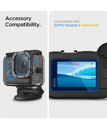 Spigen Tempered Glass Screen Protector designed for GoPro Hero 11 / GoPro Hero 10 / GoPro Hero 9 - Multi Pack - Buy Online on SooperMarket.com