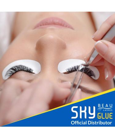 Sky Glue S+ - 2 Bottles | Super Strong Black Lash Extension Adhesive | Fast Drying/7+ Week Retention | Professional Grade for Long Lasting Semi Permanent Individual Lash Extensions - Buy Online on SooperMarket.com