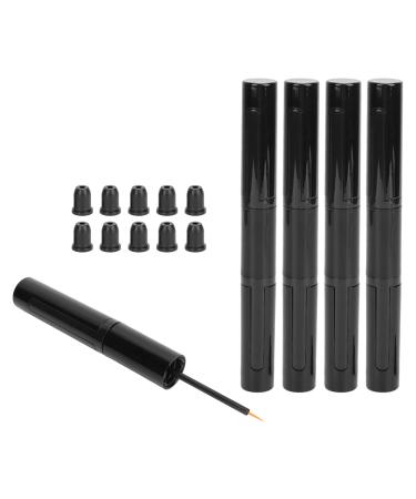 Empty Mascara Tube Spiral Design DIY Making Compact Portable Safe Durable Eyeliner Tube with Rubber Stopper for Lip Gloss for Liquid Eyeliner
