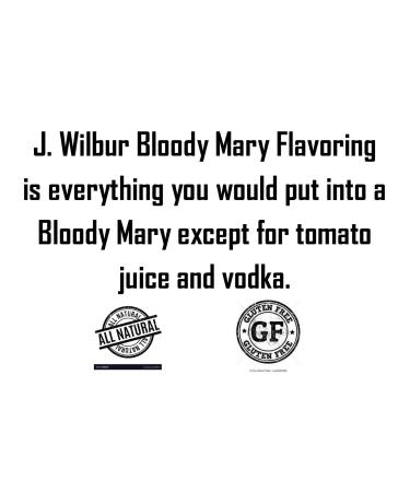 J. Wilbur Original Bloody Mary Mix 2-Pack - All Natural Liquid Seasoning with Organic Horseradish - Gluten-Free, No MSG - 16 Fl Oz (x2) - Buy Online on SooperMarket.com