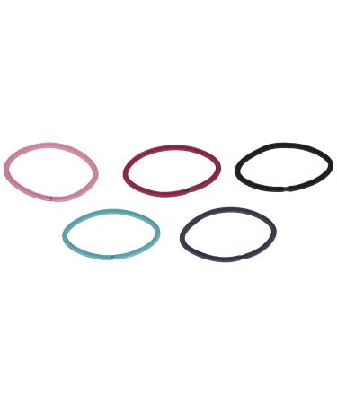 Scunci by Conair Effortless Beauty Large No-damage Pastel Elastics Hair Ties for Women and Men Elastic Hair Ties with Medium Hold Colors May Vary 30 Pack