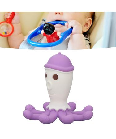 Soft Silicone Baby Calming Bite Ring Pacifier | Cute Caricature Teething Toy for Infants - International Shipping Available - Buy Online on SooperMarket.com