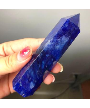 Natural Crystal Rough Natural Blue Fused Quartz Crystal Tower - Buy Online on SooperMarket.com