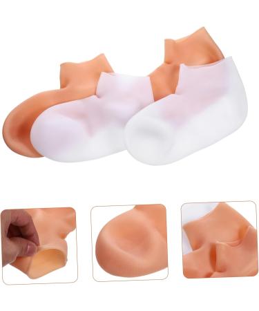FOMIYES 2 Pairs Exfoliating Moisturizing Socks Womens Socks Moisture Enhancing Socks Womans Socks Spa Socks Women No Crease Hairpin Black Sebs Girl Child Cosmetic Socks - Buy Online on SooperMarket.com