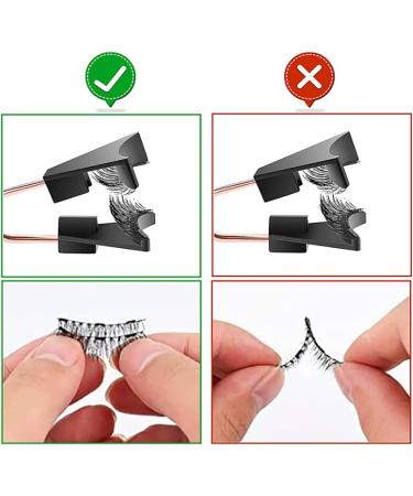 Joyeee Magnetic Eyelashes with Eyeliner 5 Pair Reusable False Lashes 3D Natural Looking Clusters Individual Lashes kit with Applicator Tweezers No Glue Diy Lash Extension Kit - Buy Online on SooperMarket.com