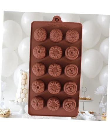 2pcs Craft Dies Pudding Mold Flower Shaped Mold Non-Stick Mold Decor Silicone Molds Chocolate Baking Molds Sphere Cake Molds Cake Baking Molds Chocolate Molds Waffles Flowers mediumx2pcs Coffeex2pcs - Buy Online on SooperMarket.com