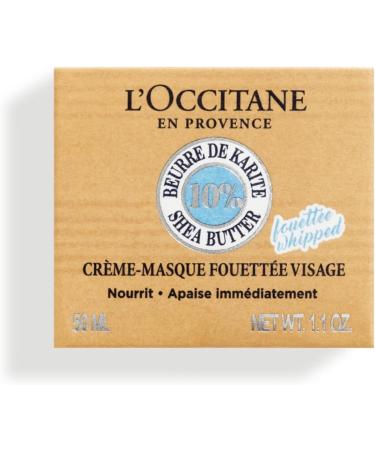 L'OCCITANE Whipped Shea Mask 156g - Moisturizing & Soothing Daily Cream Mask - Buy Online on SooperMarket.com