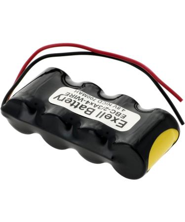Exell 4.8V 700mAh NiCD Battery with Wire Leads for Emergi-lite 850.0062 - International Shipping Available - Buy Online on SooperMarket.com