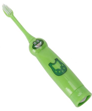 Sweet Electric Children's Toothbrush - Waterproof Green Frog Gift with Soft PBT Bristles | 1-Pack - Buy Online on SooperMarket.com