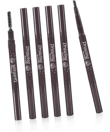WOFASHPURET 2 1 Waterproof Eyebrow Pen Brow Brush Eyebrow Pencil Brush Written Makeup Tools To Rotate Triangle 1 count (Pack of 1) As Shown - Buy Online on SooperMarket.com