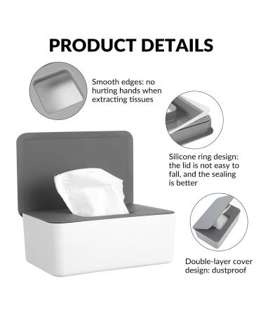 Altcompluser Baby Wet Wipes Box Set - 1 Wipes Container & 2 Reusable Donor Bags for Home & On-the-Go - Buy Online on SooperMarket.com