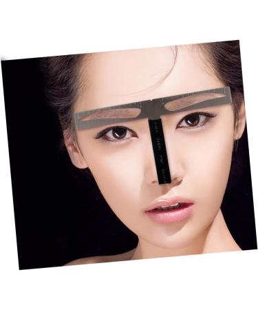 Didiseaon Eyebrow Drawing Tool Brow Stencils Three-point Eyebrow Ruler Template With Box Mold - Buy Online on SooperMarket.com