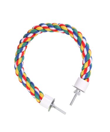 Balacoo Bird Perch Rope Bungee Bird Toy Cage Parrot Chewing Toy (40cm) Size 1