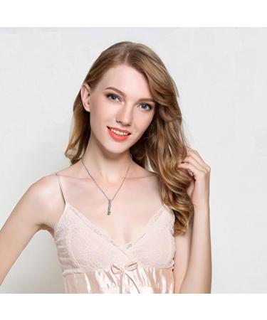 Breathing Necklace for Women Anxiety Relief Necklace Stainless Steel Mindful Breathe Necklace Breathe Easy Necklace for Meditation Silent Axiety Whistle Necklace for Calming Down Silver - Buy Online on SooperMarket.com