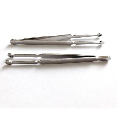 Premium Manual Jewelry Tweezers Set - Stainless Steel Lace & Diamond Stone Tweezers for Jewelry Making | International Shipping - Buy Online on SooperMarket.com