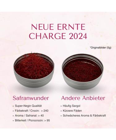 Premium Saffron Threads 5g | Class 1 Super Negin - Highest Quality Saffron for Cooking & Baking - Buy Online on SooperMarket.com