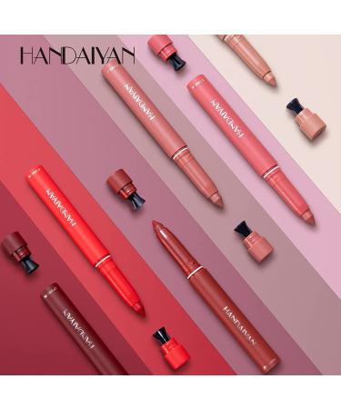 Kasither 6 Colors Matte Lip Liner Set - Long Lasting Lip Pencil - Smooth & Non-Drying - Easy to Use - Cruelty-Free (Set-A) - Buy Online on SooperMarket.com