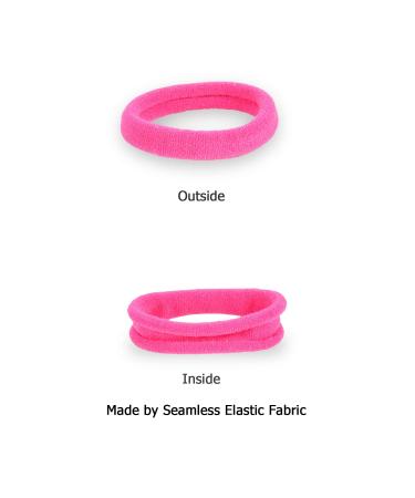Seamless Hair Band Small Hair Ties - No Wrinkle Damage Ponytail Holders (4cm 10 Mixed Colors Set) - Perfect for Babies - Buy Online on SooperMarket.com