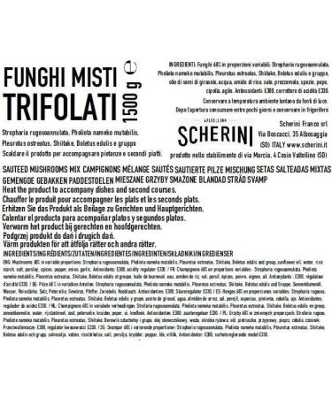Scherini Valtellina Mixed Saut ed Mushrooms 1500g Ideal for Catering - Buy Online on SooperMarket.com