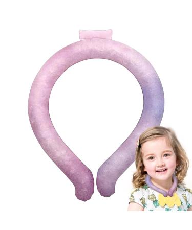Neck Cooler Ring Wraps | Neck Cooling Wraps for Summer Heat Cooling Neck Ring Ice Cooling Neck Tube Cooling Collar for Powder Gradient Small