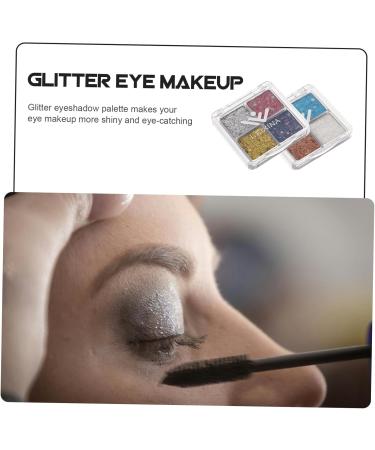 Gogogmee 2pcs Glitter Eye Makeup Sparkle Eyeshadow Eye Shadow Makeup Eyeshadow Palette Makeup Eyeshadow Plate - Buy Online on SooperMarket.com